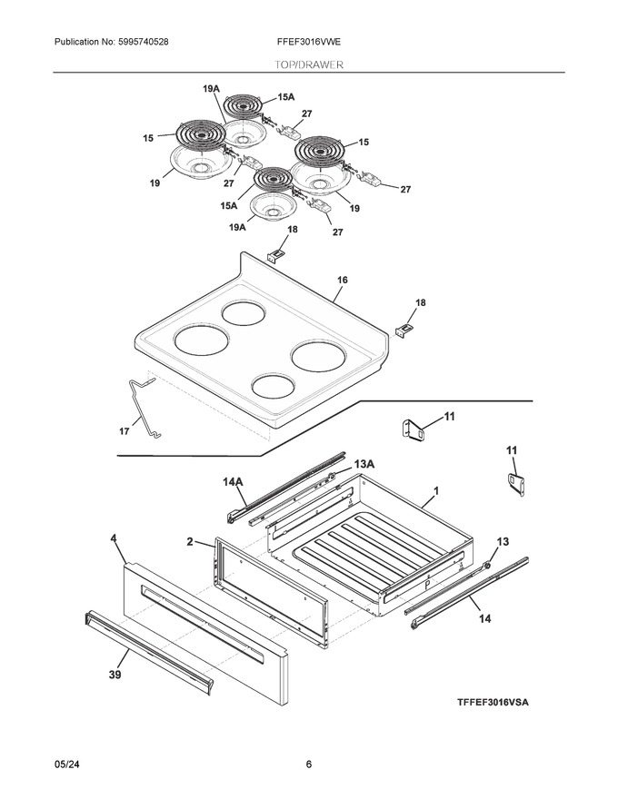 Diagram for FFEF3016VWE