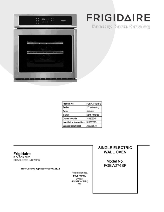 Diagram for FGEW276SPFG