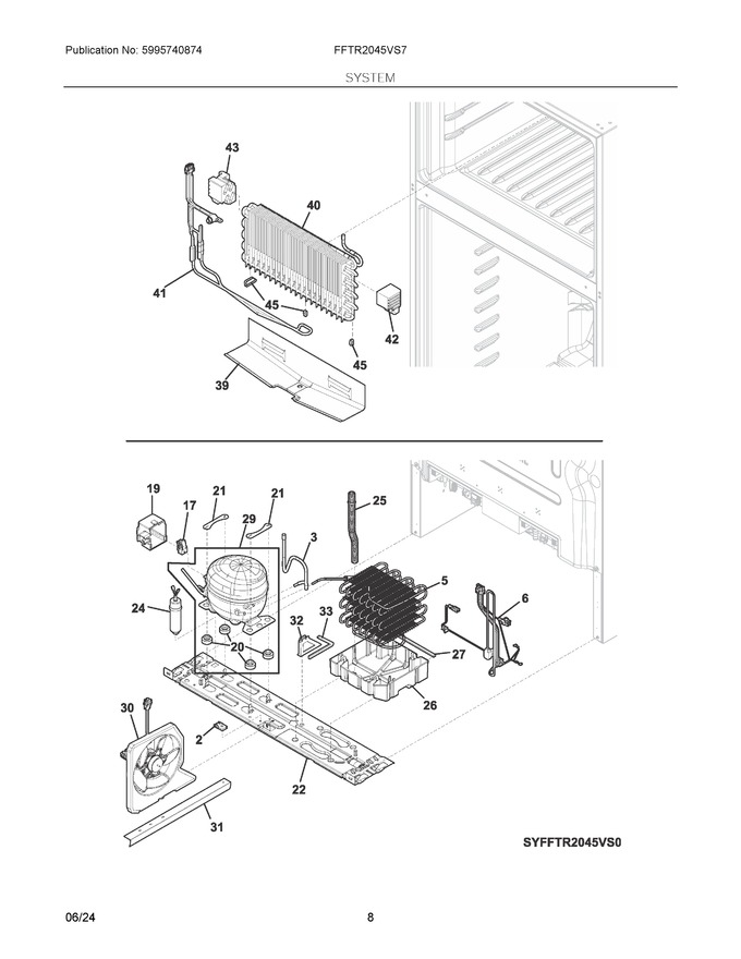 Diagram for FFTR2045VS7