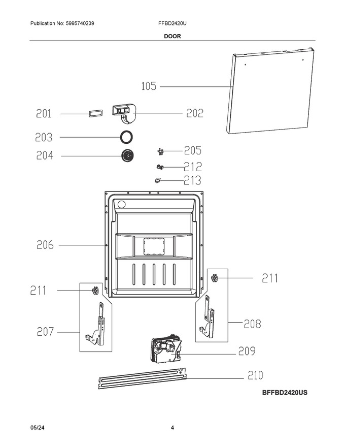 Diagram for FFBD2420UB0A