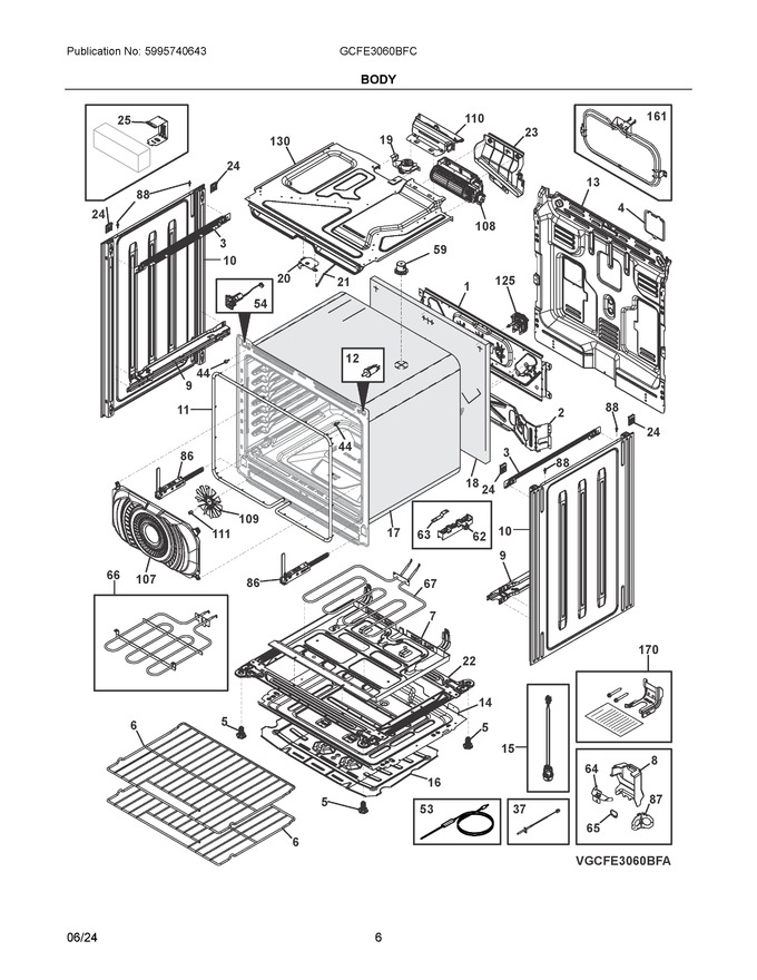 Diagram for GCFE3060BFC