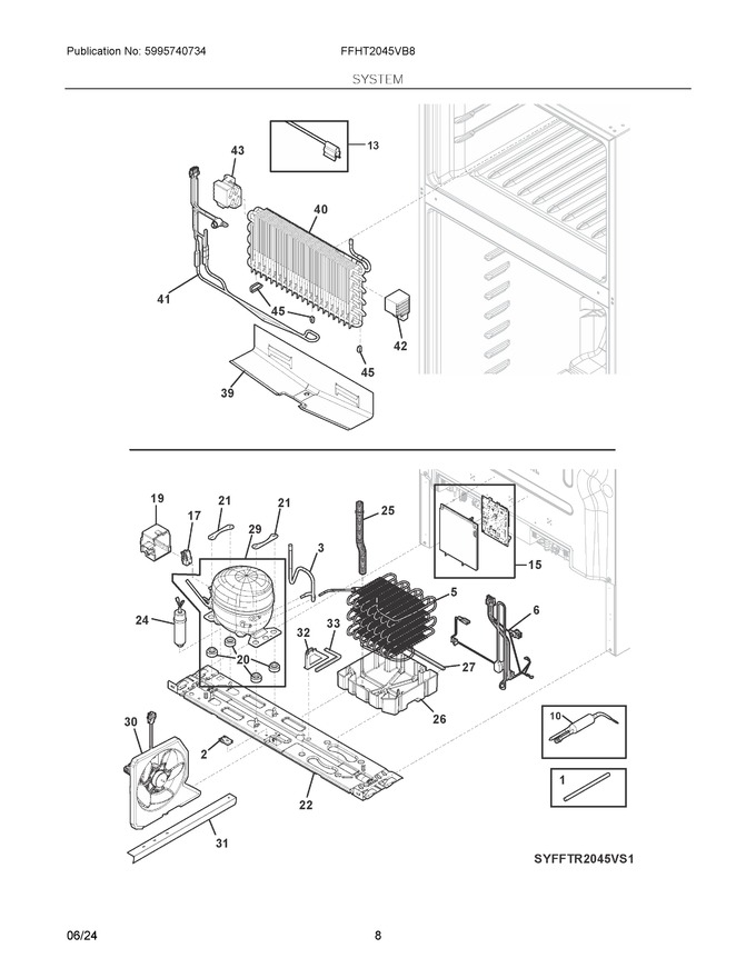 Diagram for FFHT2045VB8