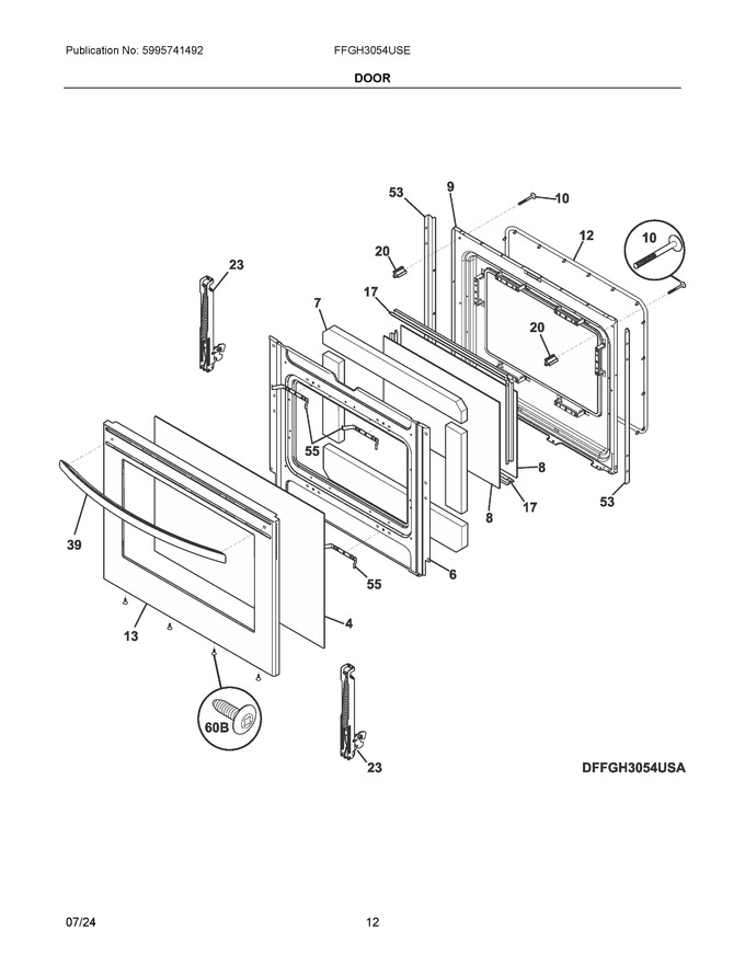Diagram for FFGH3054USE