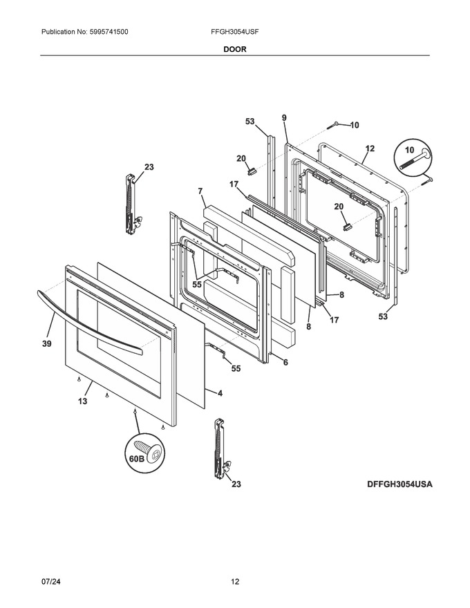 Diagram for FFGH3054USF