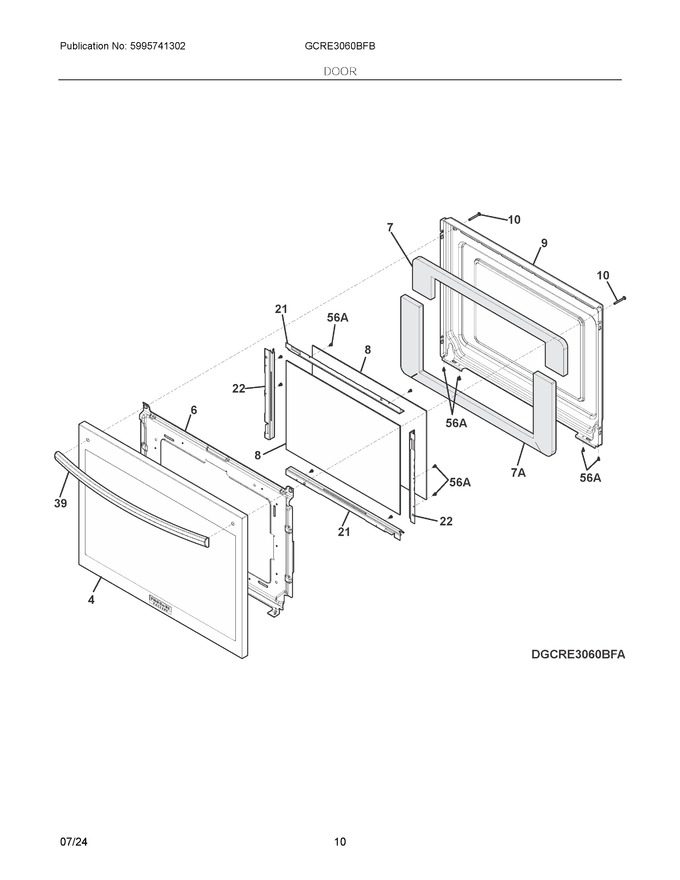Diagram for GCRE3060BFB