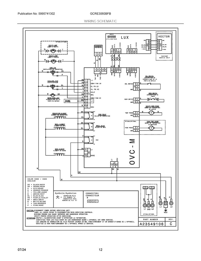 Diagram for GCRE3060BFB