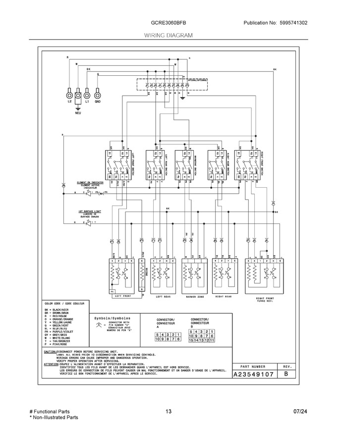 Diagram for GCRE3060BFB