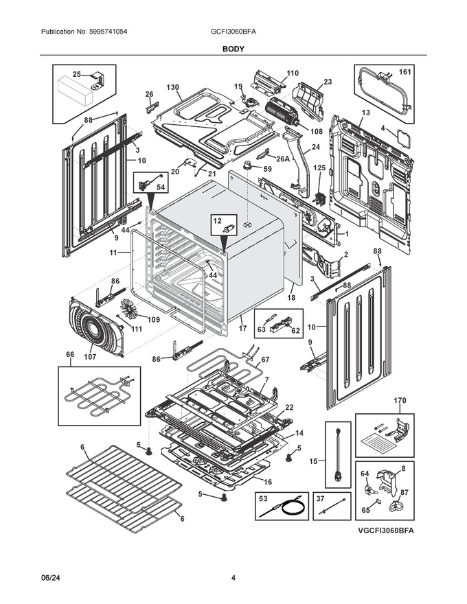Diagram for GCFI3060BFA