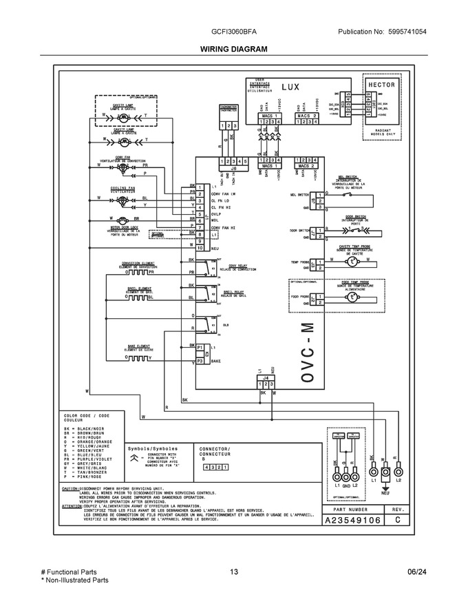 Diagram for GCFI3060BFA