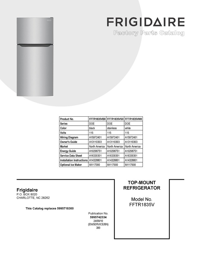 Diagram for FFTR1835VS0