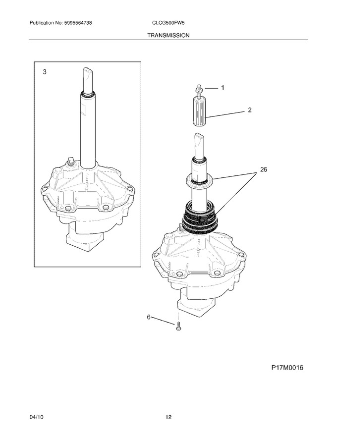 Diagram for CLCG500FW5