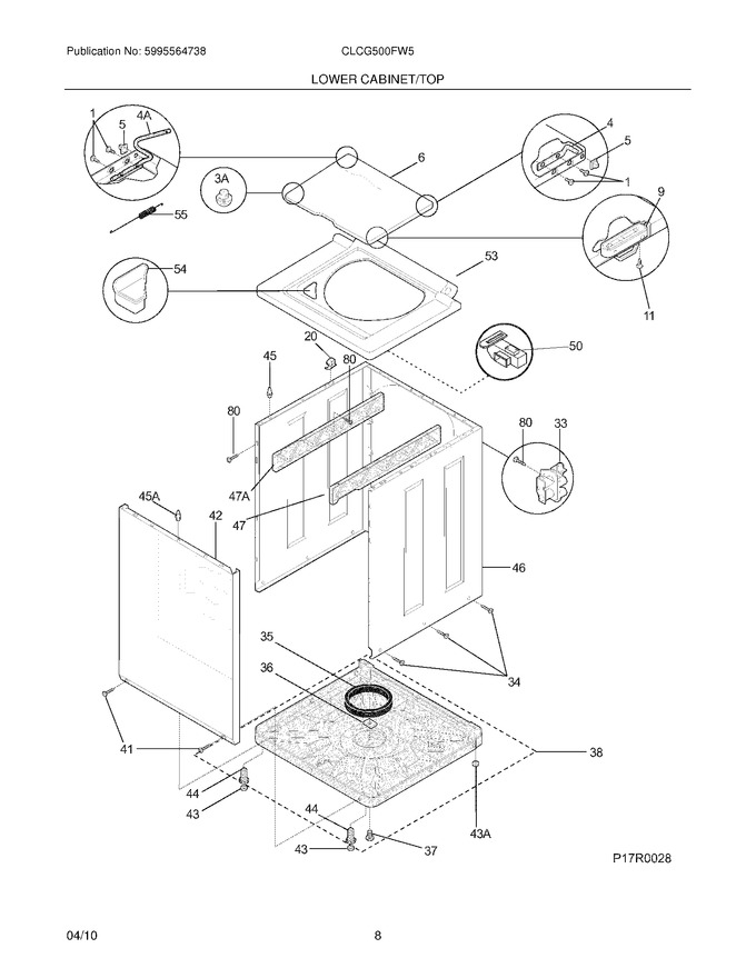 Diagram for CLCG500FW5