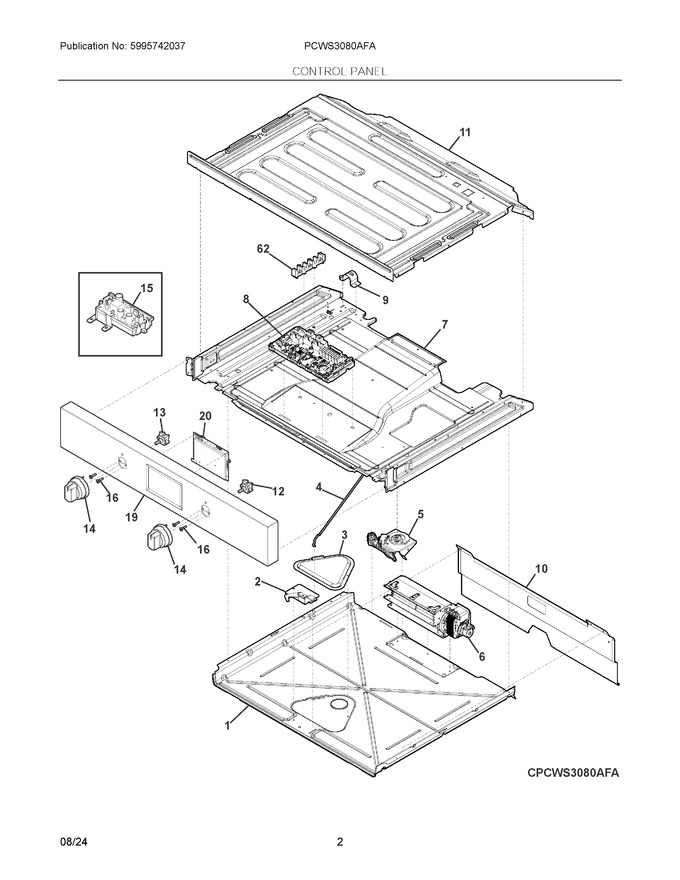 Diagram for PCWS3080AFA