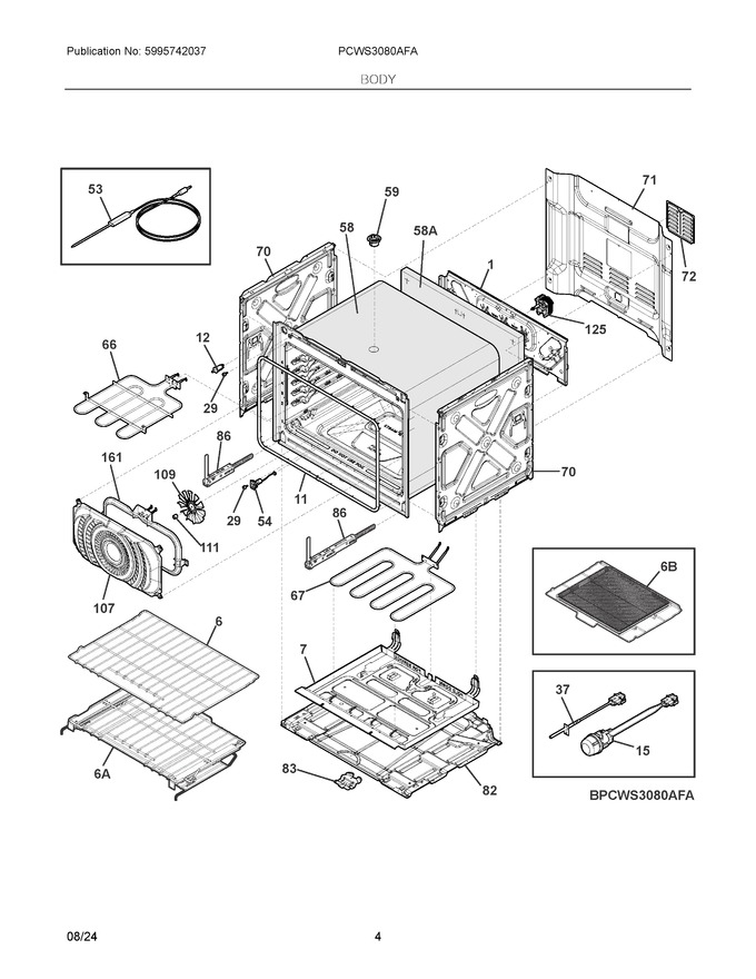 Diagram for PCWS3080AFA