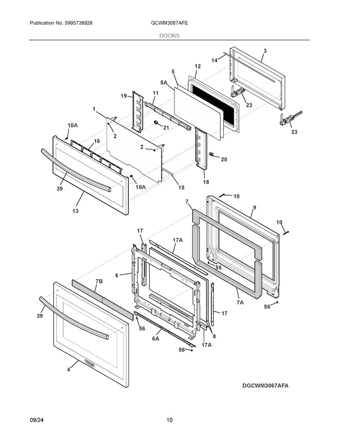 Diagram for GCWM3067AFE