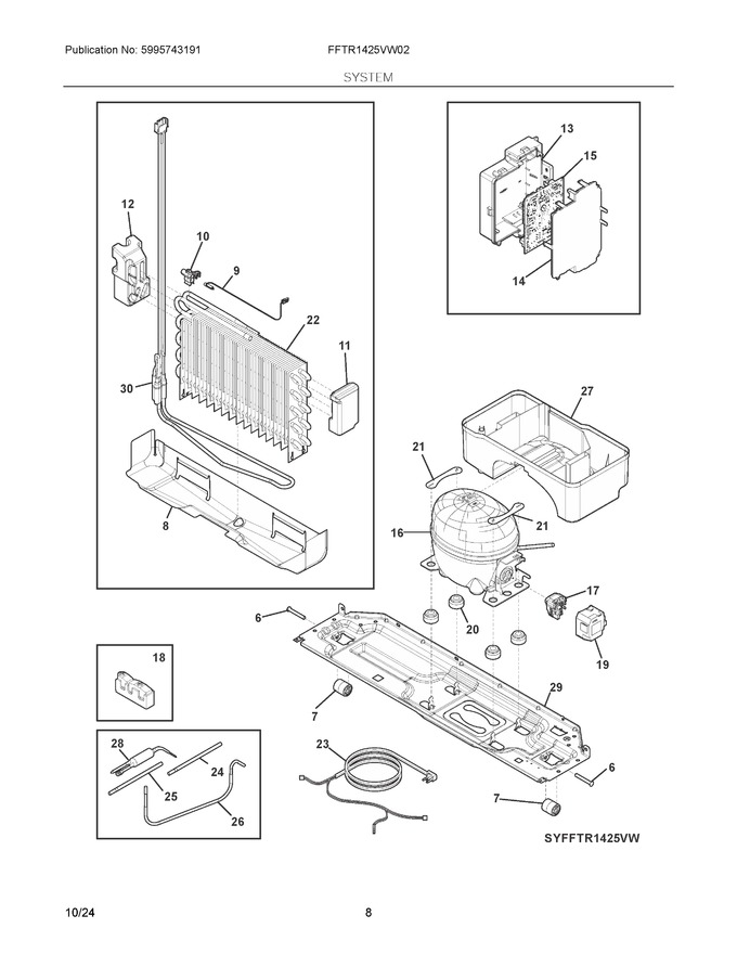 Diagram for FFTR1425VW02