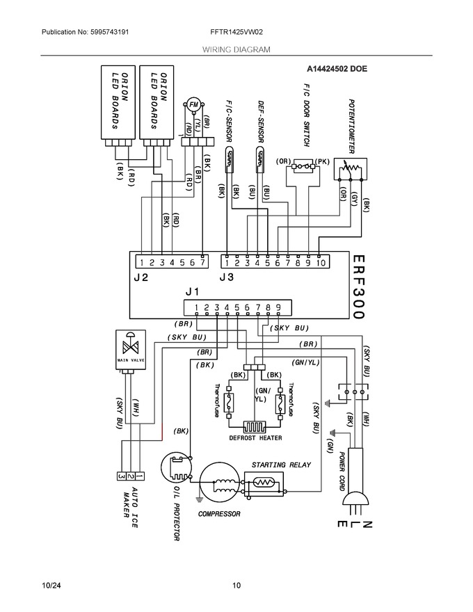 Diagram for FFTR1425VW02