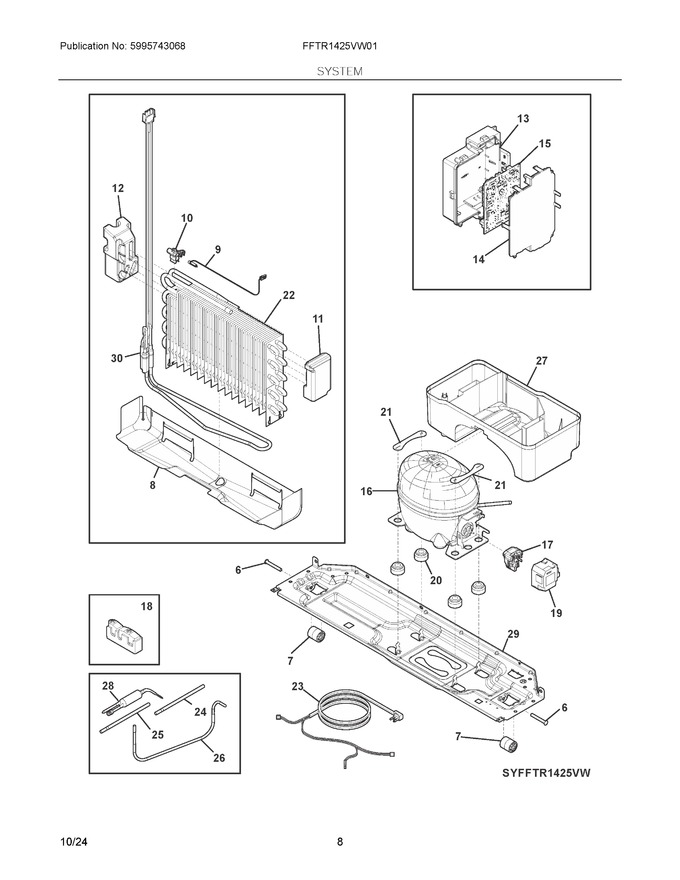 Diagram for FFTR1425VW01