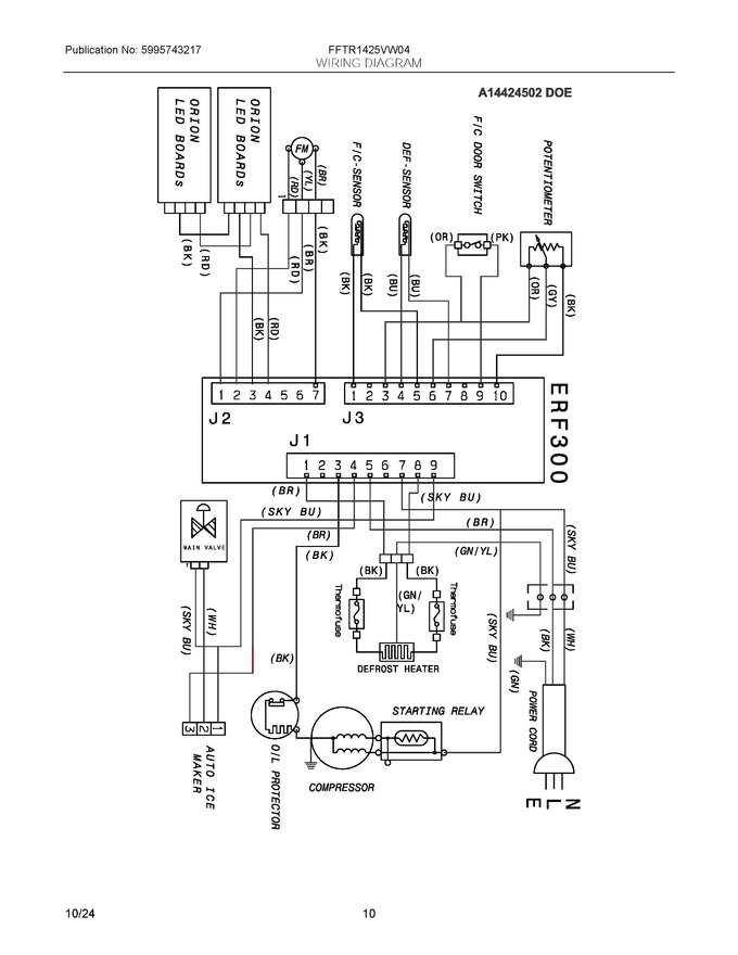 Diagram for FFTR1425VW04