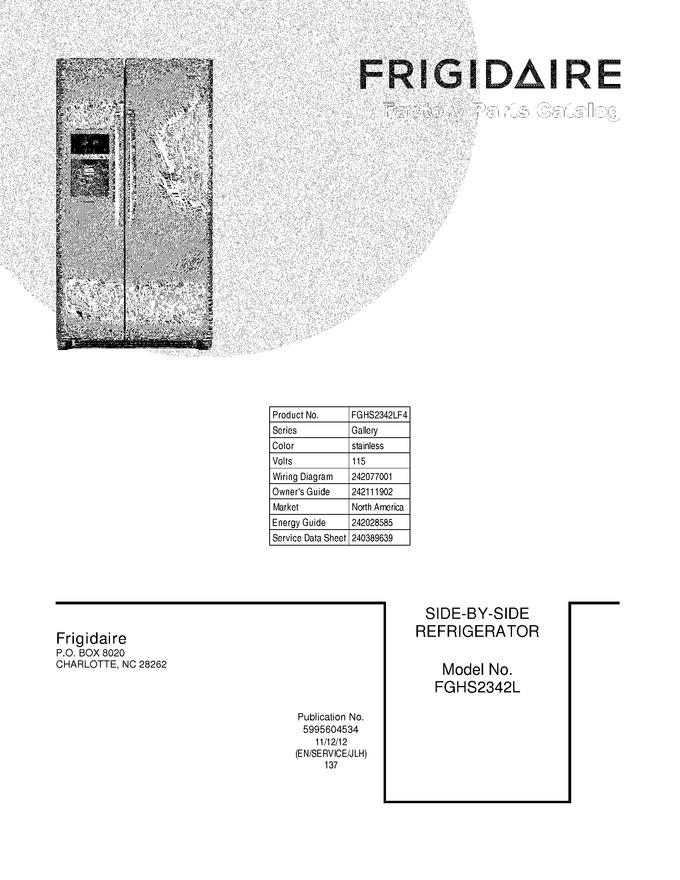Diagram for FGHS2342LF4