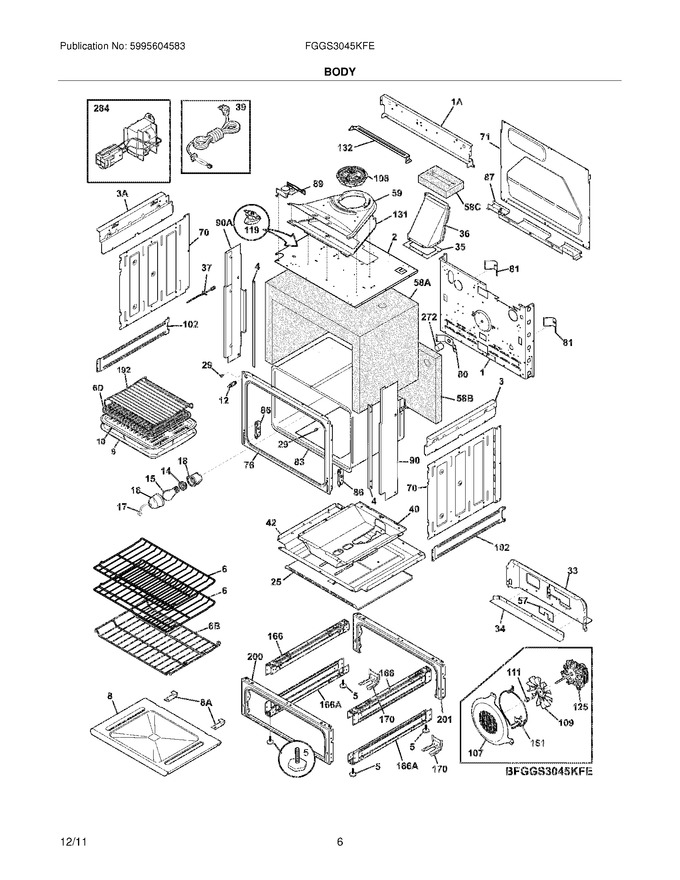 Diagram for FGGS3045KFE