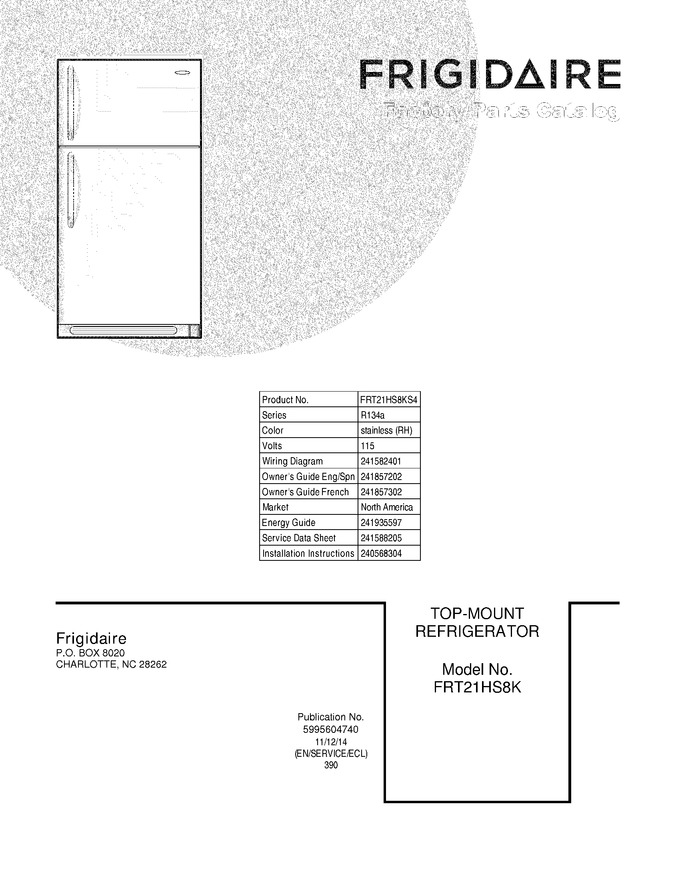 Diagram for FRT21HS8KS4