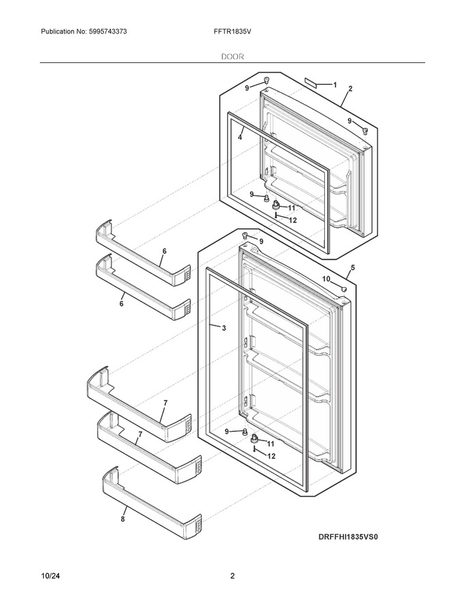 Diagram for FFTR1835VW6