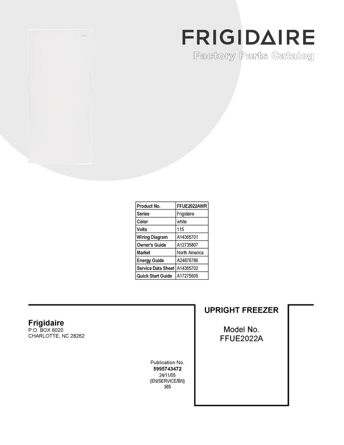 Diagram for FFUE2022AWR