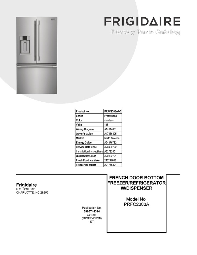 Diagram for PRFC2383AFC