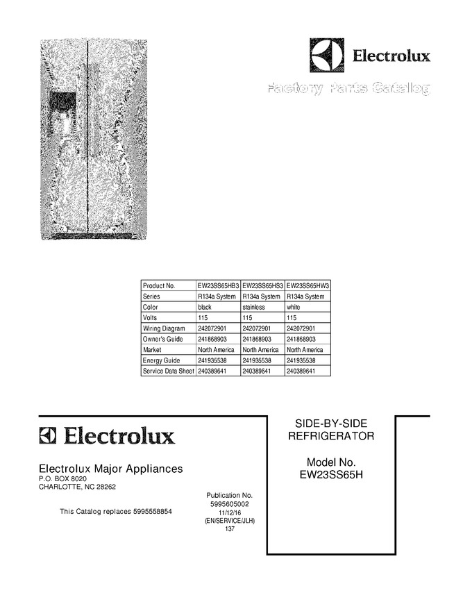 Diagram for EW23SS65HB3