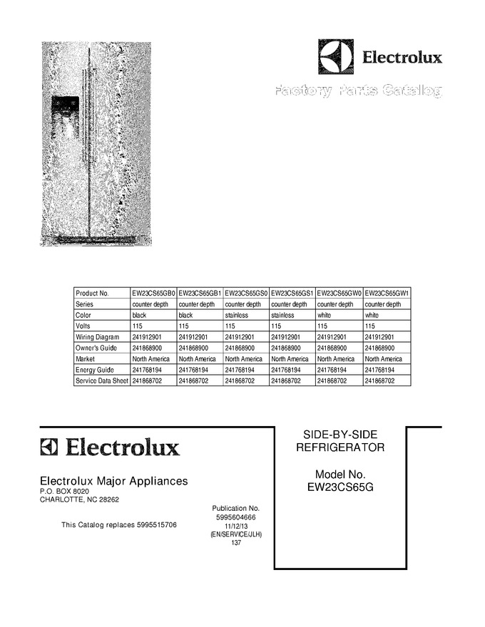 Diagram for EW23CS65GB1