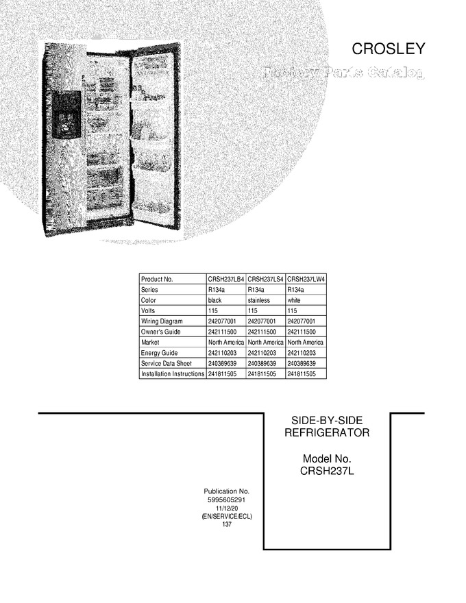 Diagram for CRSH237LW4