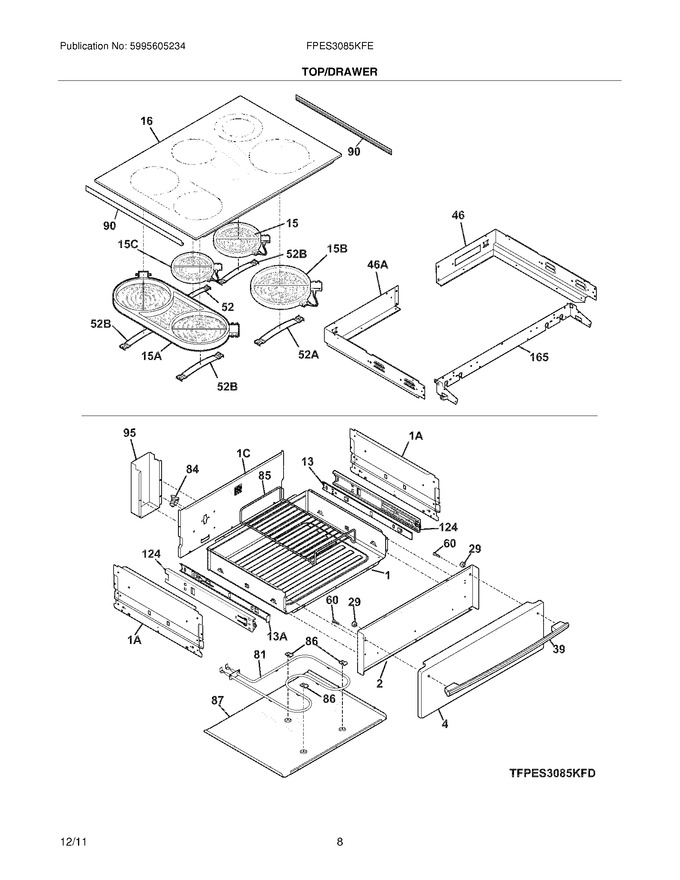 Diagram for FPES3085KFE