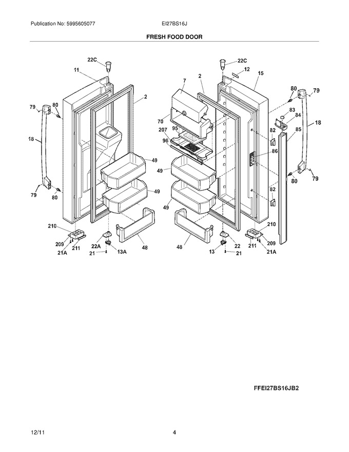Diagram for EI27BS16JW4
