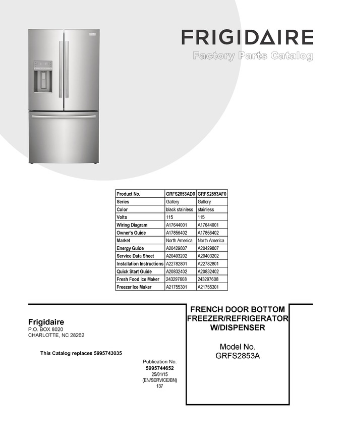 Diagram for GRFS2853AF0