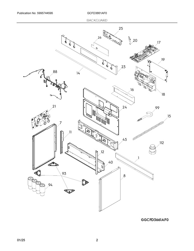 Diagram for GCFD3661AF0