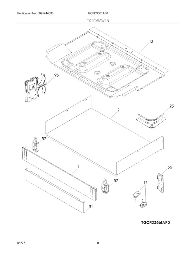 Diagram for GCFD3661AF0