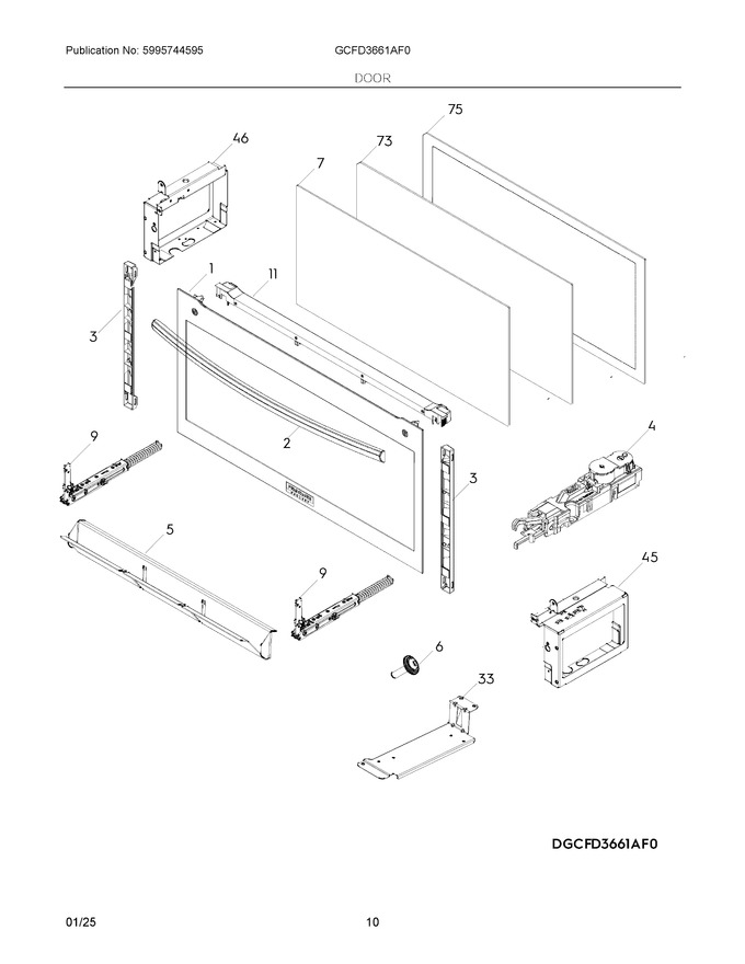 Diagram for GCFD3661AF0