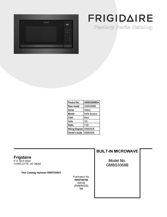 Diagram for GMBS3068BDA