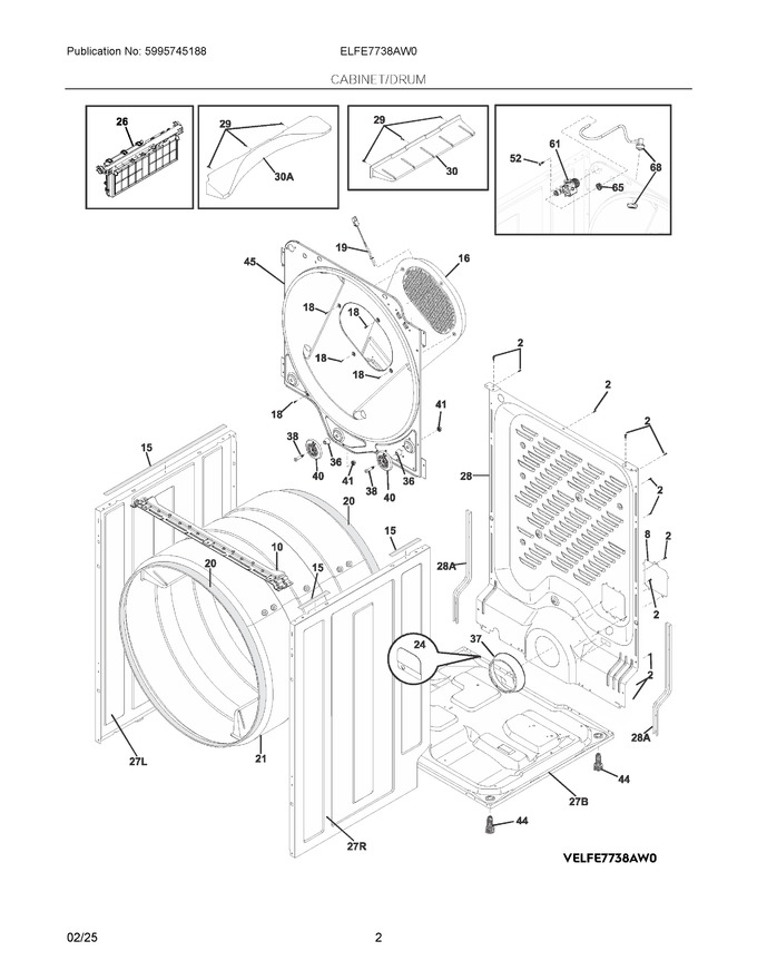 Diagram for ELFE7738AW0