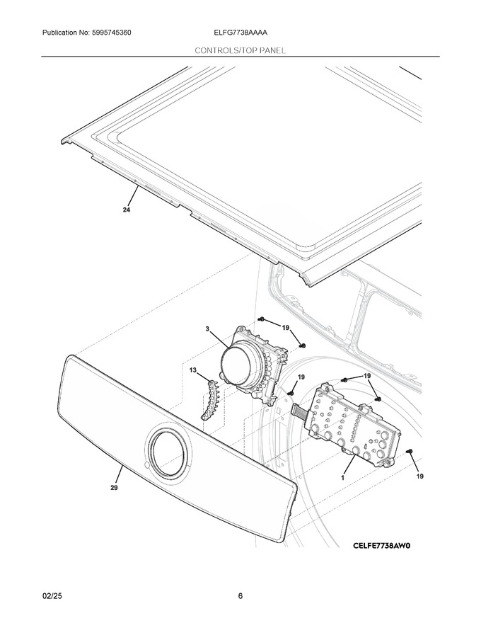 Diagram for ELFG7738AA0