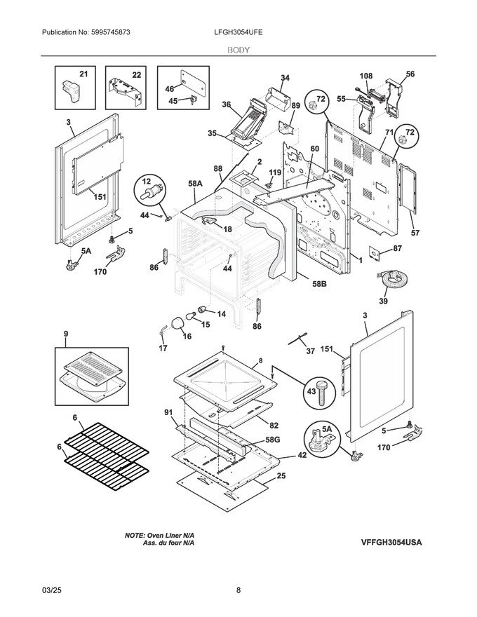 Diagram for LFGH3054UFE