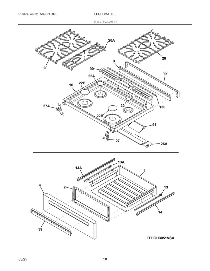 Diagram for LFGH3054UFE