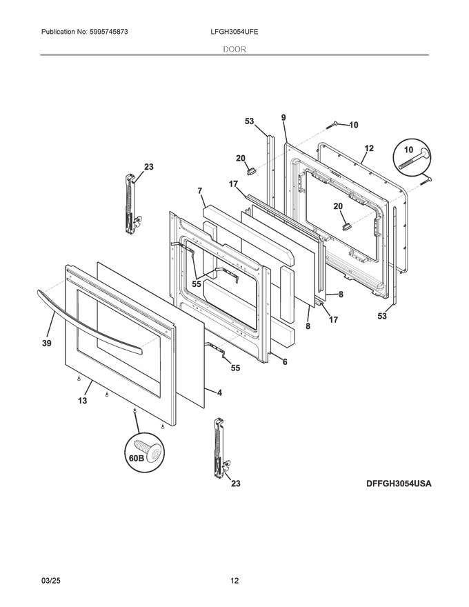 Diagram for LFGH3054UFE