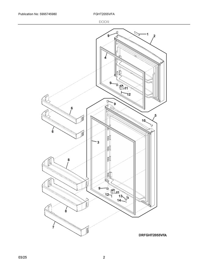 Diagram for FGHT2055VFA