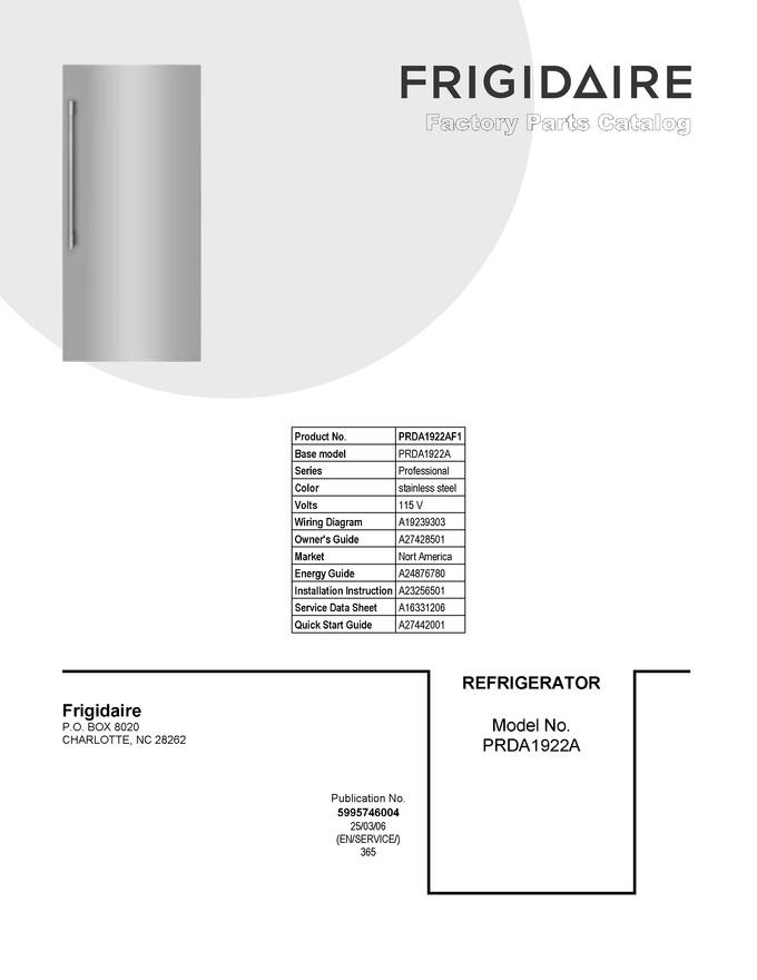 Diagram for PRDA1922AF1