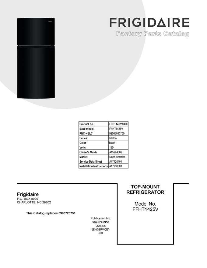 Diagram for FFHT1425VB00