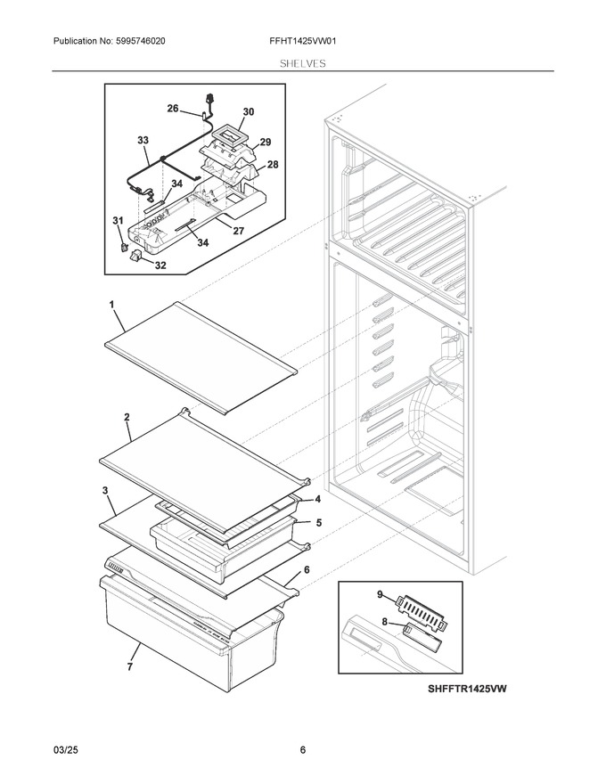 Diagram for FFHT1425VW01