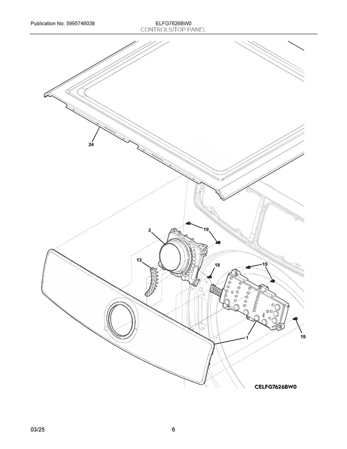 Diagram for ELFG7626BW0