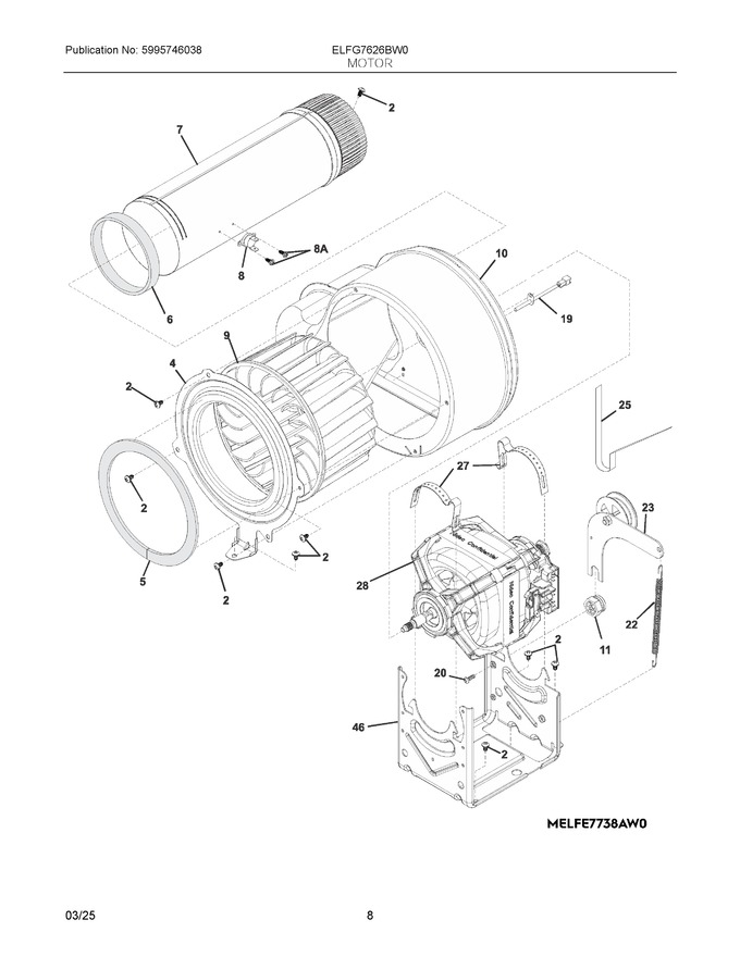 Diagram for ELFG7626BW0